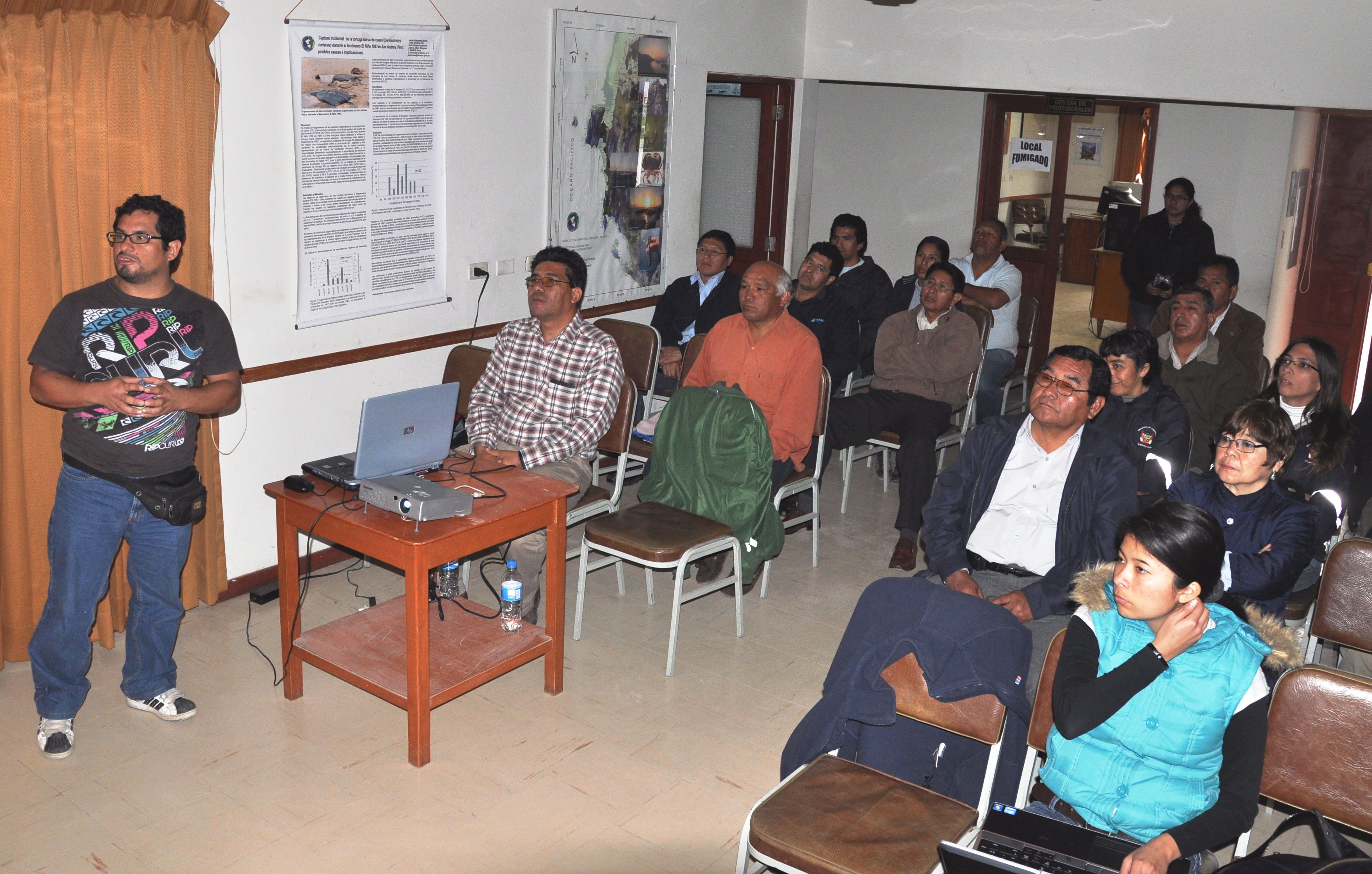 Local CIN Meeting  at IMARPE, Pisco 