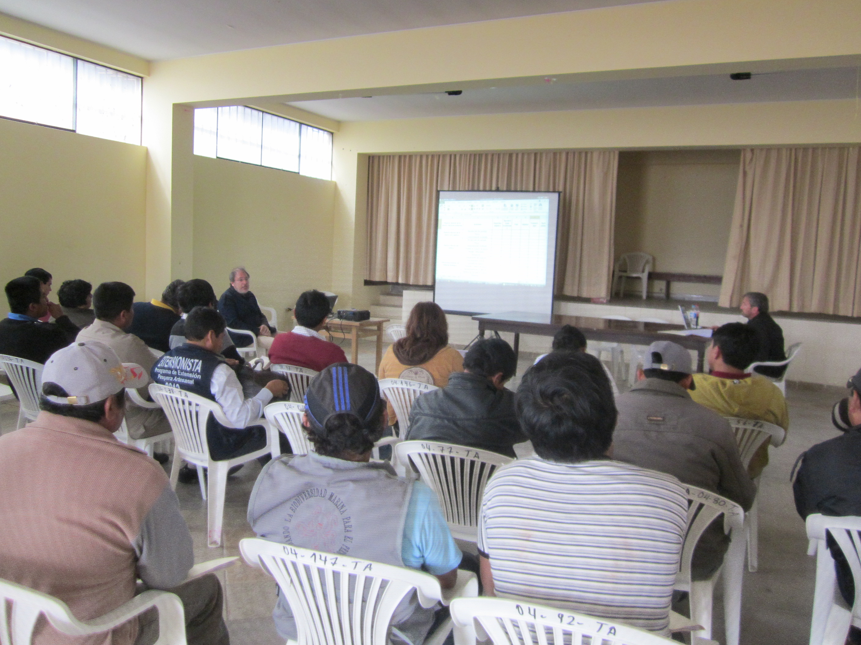 Inicio del los Talleres de Evaluacion de Riesgo Ecológico (ERE)